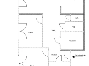 Prodej bytu 3+1, Rosice, Komenského náměstí, 82 m2