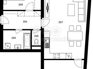 Prodej bytu 3+kk, Nýrsko, 72 m2
