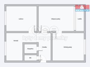 Prodej bytu 3+1, Kadaň, Budovatelů, 69 m2