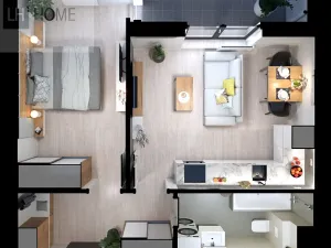 Prodej bytu 2+kk, České Budějovice, Branišovská, 49 m2