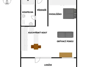 Prodej bytu 1+kk, Kladno, Moskevská, 39 m2