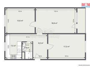 Prodej bytu 3+1, Cheb, 17. listopadu, 67 m2