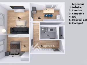 Prodej bytu 2+1, Boskovice, Otakara Kubína, 59 m2