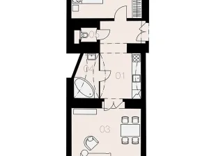 Pronájem bytu 2+1, Praha, Na Švihance, 64 m2