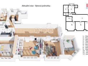 Prodej bytu 5+1, Praha - Holešovice, Heřmanova, 160 m2