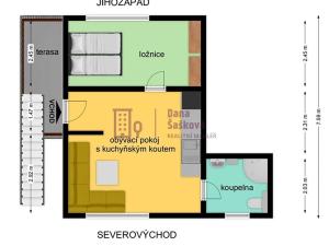Pronájem bytu 2+kk, Jarošov nad Nežárkou, 89 m2