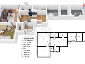Prodej rodinného domu, Vranová Lhota, 84 m2