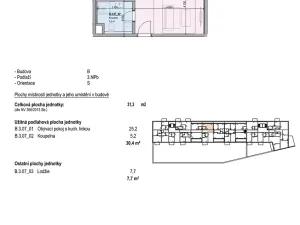 Prodej bytu 1+kk, Brno, Kalová, 31 m2