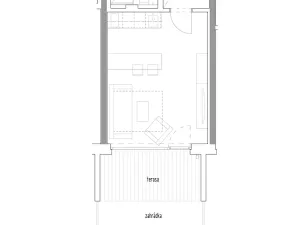 Pronájem bytu 1+kk, Praha - Veleslavín, Na dračkách, 26 m2