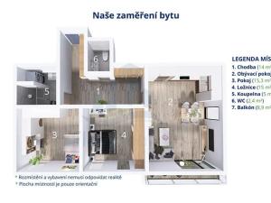 Pronájem bytu 3+kk, Havlíčkův Brod, Na Spravedlnosti, 82 m2