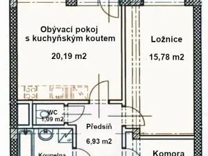 Prodej bytu 2+kk, Praha - Libuš, Dobronická, 55 m2