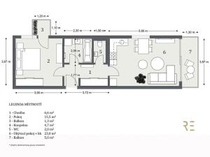 Prodej bytu 2+kk, Praha - Vysočany, Paříkova, 58 m2