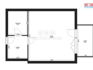 Prodej bytu 1+kk, Hostivice, Žitná, 43 m2