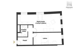 Prodej bytu 2+kk, Brno, Bystrcká, 68 m2