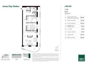 Prodej bytu 3+kk, Praha - Stodůlky, Nekonečného, 80 m2