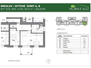 Pronájem bytu 2+kk, Mikulov, Bezručova, 67 m2