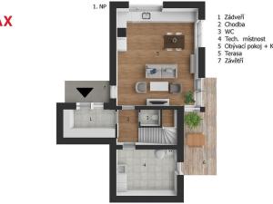 Prodej rodinného domu, Ostrava - Polanka nad Odrou, 1. května, 125 m2