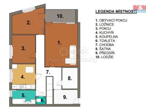 Pronájem bytu 3+1, Liberec - Liberec IV-Perštýn, Lípová, 99 m2