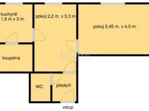 Pronájem bytu 1+1, Praha - Smíchov, Stroupežnického, 49 m2