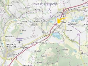 Prodej louky, Loukov, 1249 m2