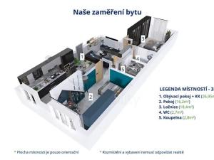 Prodej bytu 2+kk, Praha - Žižkov, Biskupcova, 72 m2