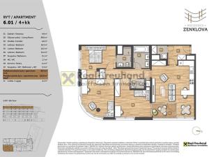 Prodej bytu 4+kk, Praha - Libeň, Zenklova, 106 m2