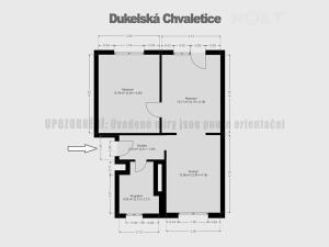 Prodej bytu 2+1, Chvaletice, Dukelská, 52 m2