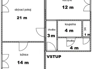 Prodej bytu 2+1, Slavičín, Javorová I, 60 m2