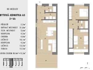 Prodej rodinného domu, Medlov, 84 m2