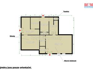 Pronájem výrobních prostor, Borovy, 168 m2