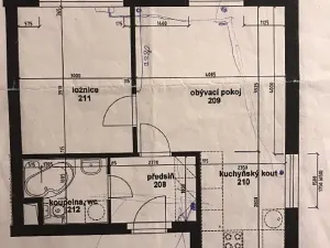 Pronájem bytu 2+kk, Praha - Suchdol, Holubí, 42 m2