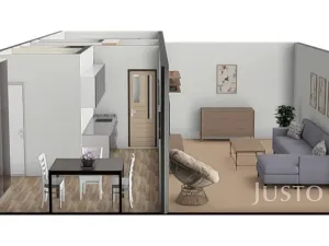 Prodej bytu 2+1, Písek, nábřeží 1. máje, 61 m2
