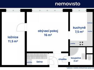 Pronájem bytu 2+1, Ostrava, Horymírova, 44 m2