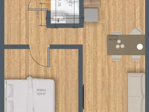 Prodej bytu 2+kk, Praha - Bohnice, Poznaňská, 43 m2