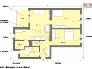 Pronájem bytu 3+kk, Mariánské Lázně, Franze Kafky, 74 m2