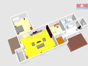 Prodej rodinného domu, Samopše - Přívlaky, 122 m2