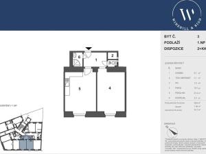 Prodej bytu 2+kk, Praha - Vršovice, Žitomírská, 54 m2