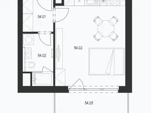 Prodej bytu 1+kk, Plzeň, Pecháčkova, 31 m2