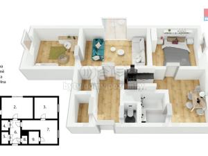Prodej bytu 3+1, Strakonice - Strakonice II, Luční, 65 m2