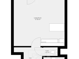 Pronájem bytu 1+kk, Karlovy Vary, Kryzánkova, 31 m2