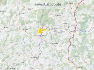 Prodej louky, Kasejovice, 45273 m2