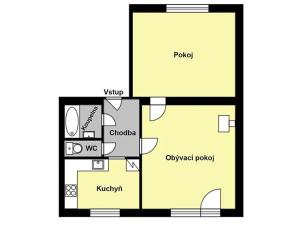 Pronájem bytu 2+1, Veletov, 59 m2