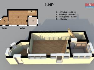 Prodej rodinného domu, Zlín, Pasecký žleb, 114 m2