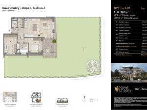 Prodej bytu 3+kk, Praha - Dolní Chabry, 80 m2