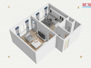 Prodej bytu 1+1, Sokolov, Jelínkova, 38 m2
