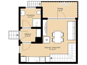 Prodej chaty, Horní Planá, Karlovy dvory II, 57 m2
