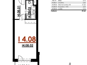 Pronájem bytu 1+kk, Olomouc, Rokycanova, 32 m2