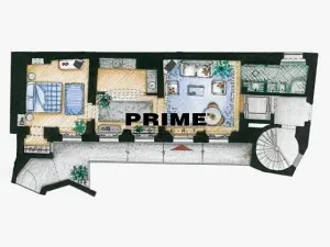 Pronájem bytu 2+1, Praha - Malá Strana, Vlašská, 53 m2
