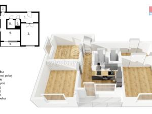 Prodej bytu 3+1, Děčín, Za Bažantnicí, 67 m2