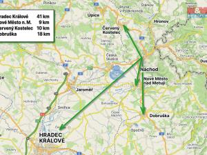 Pronájem bytu 1+1, Náchod, Kamenice, 40 m2